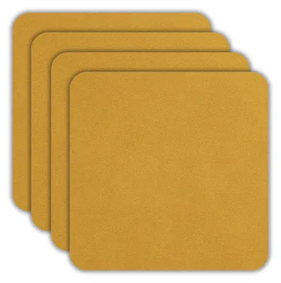 Obrázek produktu pro ASA Selection podtácky - měkká kůže - jantar - 10 x 10 cm - 4 kusy