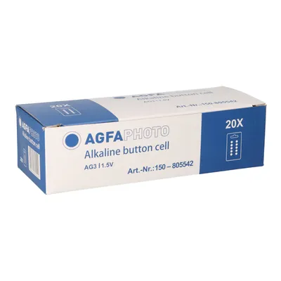 Image de AGFAPHOTO LR41 V3GA 1,5V 200 pièces 20x 10 blisters