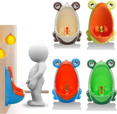 Obrázok produktu pre Roztomilý žabí nočník pre chlapcov WC s prísavkou Cartoon Kids Urinal Trainer so zábavným zameraním