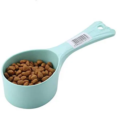 Productafbeelding van Voerbak voor katten, handig doseerschepje voor katten en honden, doseerlepel voor kattenvoer, geschikt voor honden en katten
