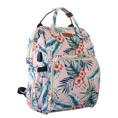 Zdjęcie produktu dla Torba, organizer do wózka plecak dla mamy Różowy 42x26x19cm PL152R
