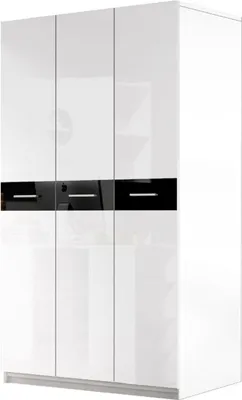 Produktbild von Schrank Schränke Kleiderschrank Hochglanz Kleiderschränke Kinderzimmer Weiß Neu