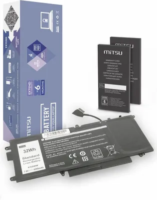 Produktbild von MITSU Ersatzakku für Dell Latitude 5289/7390 2-in-1