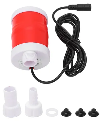 Obrázek produktu pro Ponorné čerpadlo, výtlačná výška 6 metrů, bezkartáčový stejnosměrný motor, 12 V, 20 W, průtok 700 l/h, tiché, pro domácí použití