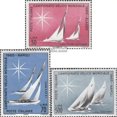 Produktbild von Briefmarken Italien 1965 Mi 1181-1183 (kompl.Ausg.) postfrisch WM im Segeln
