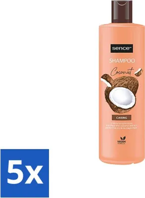 Obrázek produktu pro Sence - Kokos - Šampon - Vyživující - 400 ml - Cenově výhodné balení - 5 kusů