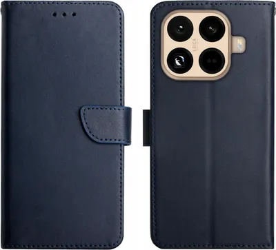 Produktbild von Xiaomi 15T Pro Hülle - Coverup Genuine Leather Klapphülle - Echtes Leder - Blau