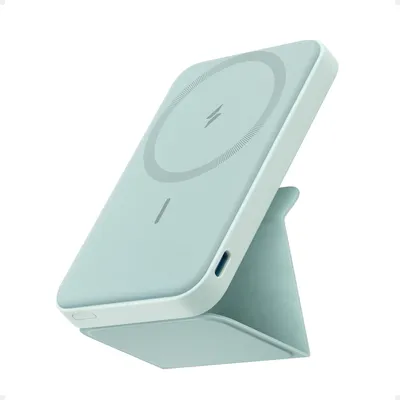 Imagen del producto de Anker 622 MagGo, batería externa inalámbrica magnética de 5000 mAh con USB-C – color verde jade
