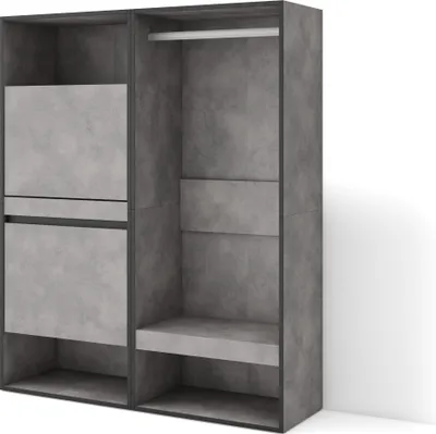 Produktbild von Schuhregal, Schuhschrank, 120x35x145 cm, Für Schlafzimmer, Zimmer, Offener Kleiderschrank, Eiche
