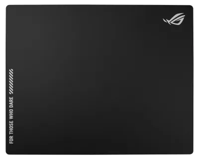 Produktbild von ASUS ROG Moonstone Ace L, Schwarz, Muster, Silikon, Gehärtetes Glas, Anti-Rutsch-Basis, Gaming-Mauspad