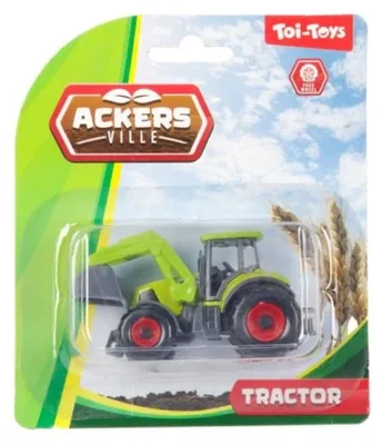 Produktbild von Toi-Toys TRACTOR Spielzeug-Fahrzeuge – Schlepper, Mähdrescher, Häcksler & Hoflader Landwirtschaft Traktor mit Frontlader