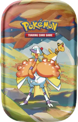 Produktbild von Pokémon Mini-Tin-Box Farbenfrohes Paldea: Psiopatra & Ampharos