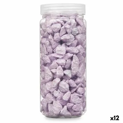 Zdjęcie produktu dla Kamienie dekoracyjne fioletowe 10 - 20 mm 700 g (12 sztuk)