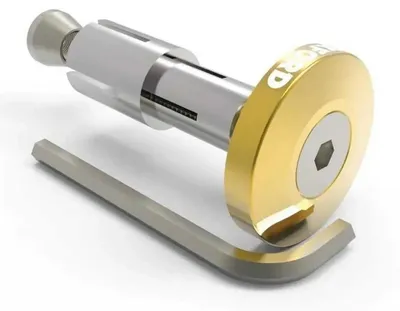 Produktbild von Oxford Barends 2 Lenkerendgewichte Golden Golden One Size
