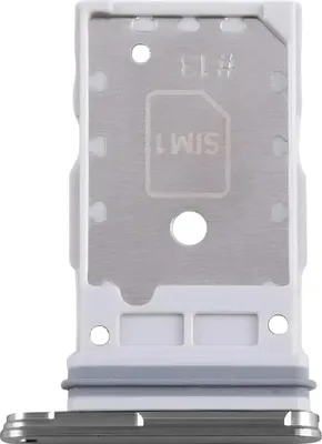 Produktbild von Clappio, SIM-Kartenhalter für Galaxy S24 / S24 Plus Dual Nano-SIM Slot, Schwarz