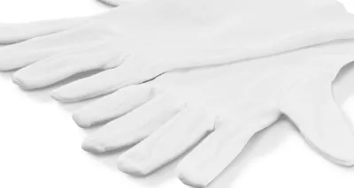 Produktbild von Hama Baumwollhandschuhe Größe XL 1 Paar weiß