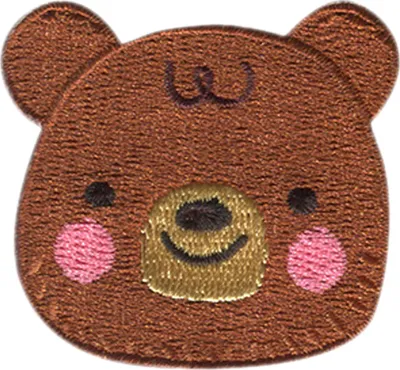 Produktbild von Teddybär Tier - Aufnäher, Bügelbild, Aufbügler, Applikationen, Patches, Flicken, Zum Aufbügeln, Größe: 5,1 x 4,6 cm