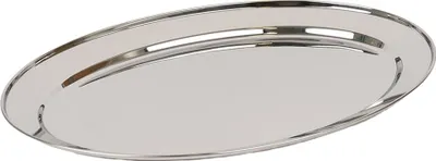 Produktbild von Argon Ta Ovale Servierplatte aus Edelstahl – 60 cm x 41 cm