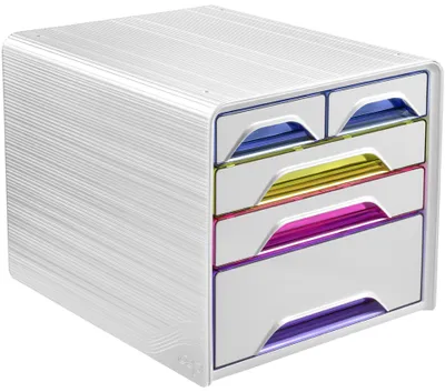 Produktbild von CEP Office Solution CEP 1072130411 - 5 Schublade(n) - Schwarz - Mulicolour - Polystyrene - Einfarbig - 270 mm - 288 mm