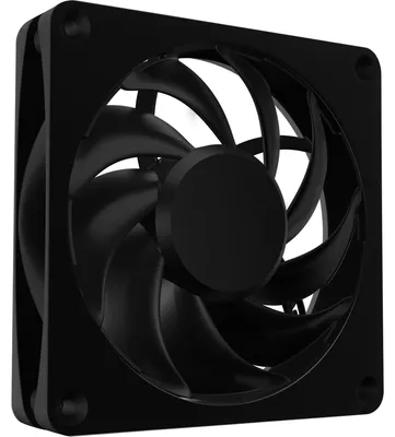 Produktbild von Alphacool Apex Stealth Metall, Ventilator, 12 cm, 400 RPM, 3000 RPM, 198,597 m³/h, Schwarz
