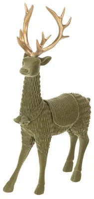 Produktbild von Deko Hirschfigur mit Geweih für festliche Winterdekoration