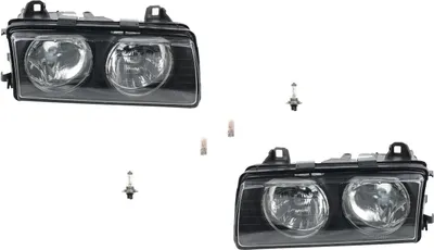 Produktbild von Johns, reflektory pasujące do BMW 3 E36 09/94-04/99 + światła. Zestaw lewy, prawy
