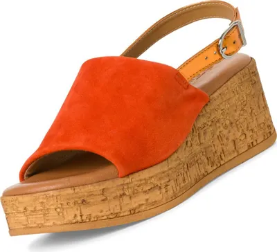 Produktbild von Tamaris Damen Leder Sandalette Orange