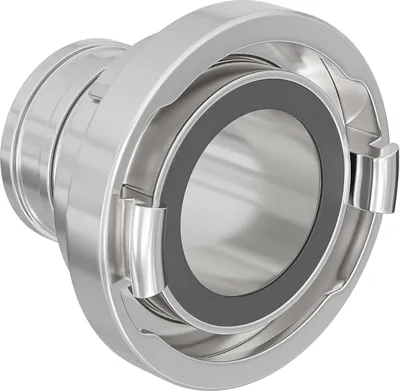 Produktbild von Wiltec Storz Kupplung C 52mm Druckkupplung mit langem Stutzen Schlauchkupplung aus Aluminium