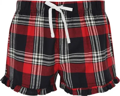 Zdjęcie produktu dla Szorty damskie SF Women Tartan Frill Lounge Shorts