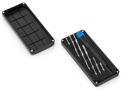 Obrázok produktu pre iFixit EU145474-1, ABS umelá hmota, Plochý, Pentalobe, Phillips, Torx, Tri-point, 16 kusov, Čierna, 45 mm, 22 mm
