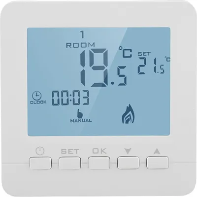 Obrázok produktu pre Programovateľný termostat Digitálny LCD displej Inteligentný regulátor teploty 5A