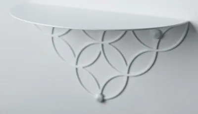 Produktbild von Wandkonsole aus Metall weiß