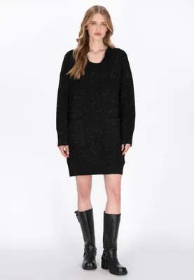 Image de Robe pour femme SAPORTA - noire, taille XL/XXL