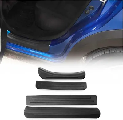 Image de Couverture de Seuil de porte pour Dacia Duster I II 2010-2024 acier chromé 4 Pcs
