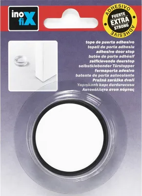 Produktbild von Inofix Selbstklebender Türstopper 4.6x1.8 Cm Silber  Silber One Size