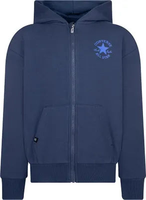 Obrázek produktu pro Dětský svetr Converse Kids Sustainable Core na zip, modrý, 12–13 let, modrý, 12–13 let