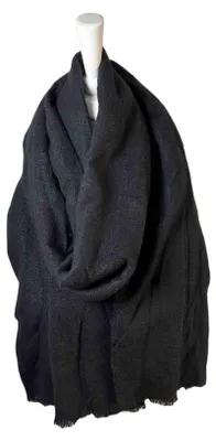 Produktbild von Winter Damen Schal » Winterschal » Winterfarben » Damenschal ca. 65 x 188 cm: Schwarz Farbe: Schwarz