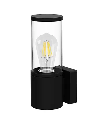 Produktbild von Rabalux 7502 Außenwandleuchte Wellington, E27, Aluminium, schwarz, Modern, IP44, 25,5cm