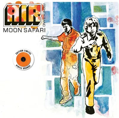 Image de Air - Moon Safari (édition limitée) (couleur orange) (LP)