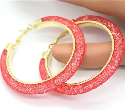 Image de Boucles doreilles Retro en Rose clair - Élégance et Confort KP3311