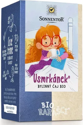 HERBATKA ZIOŁOWA (SHOO,FLU!) DLA DZIECI POLECANA PRZY GRYPIE OD 12 MIESIĄCA BIO (18 x 1,2 g) 21,6 g - SONNENTOR