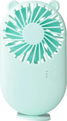 Produktbild von Mini-Handventilator – Grüner Bär (1–2 Std. Akkulaufzeit) – 60 mm