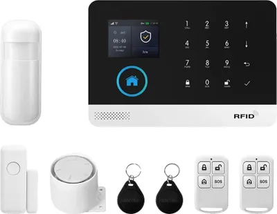 Obrázek produktu pro Zabezpečovací systém, integrace inteligentní domácnosti, vzdálené monitorování, sada 4G WLAN A, zástrčka EU