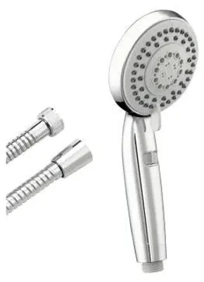 Produktbild von WELLWATER Brause-Set Darkon, 3 Strahlarten, chromfarben, 955187