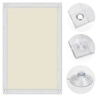 Image de Store occultant thermique - 100% occultation et protection contre la chaleur - pour fenêtres de toit - Beige, 60x73 cm, compatible avec le modèle M04/304
