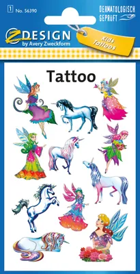 Produktbild von Avery Zweckform - Tattoo Aufkleber - Tattoo Elfen 56390