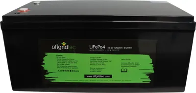 Produktbild von Offgridtec LiFePO4 Akku 25,6V 200Ah mit 0% MwSt nach §12 Abs. 3 UstG
