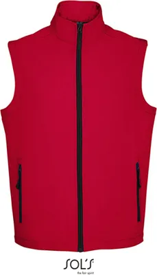 Produktbild von SOLs 02887 | Herren Race Bodywarmer Men Softshell - Wasserabweisend - Farbe: Pepper Red - Größe: XL