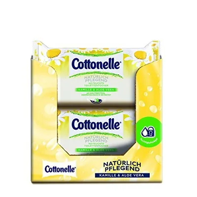 Produktbild von Cottonelle Feuchtes Toilettentücher Natürlich Pflegend Nachfüller 12er Pack