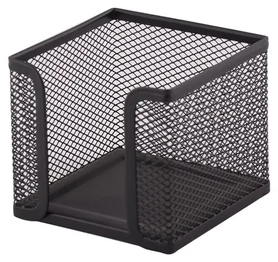 Imagen del producto de D.RECT - Caja para notas – Práctico soporte metálico para notas – Escritorio